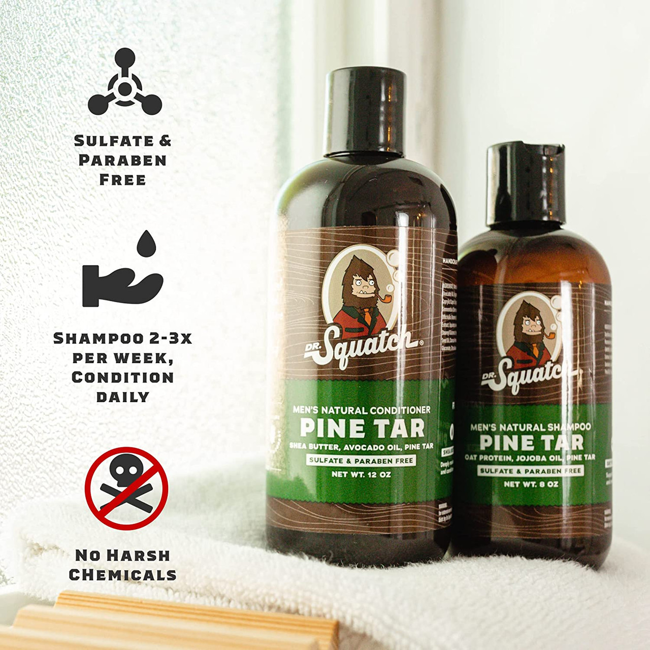 Dr. Squatch Men's Soap Sampler Pack (3 Bars) – Pine Tar, Cedar Citrus, –  BABACLICK
