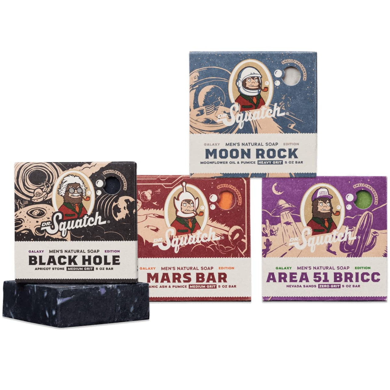  Dr. Squatch Soap Star Wars Soap Collection Episode I with  Collector's Box - Men's Natural Bar Soap - 4 Bar Soap Bundle and Collector's  Box Star Wars Natural Soap for