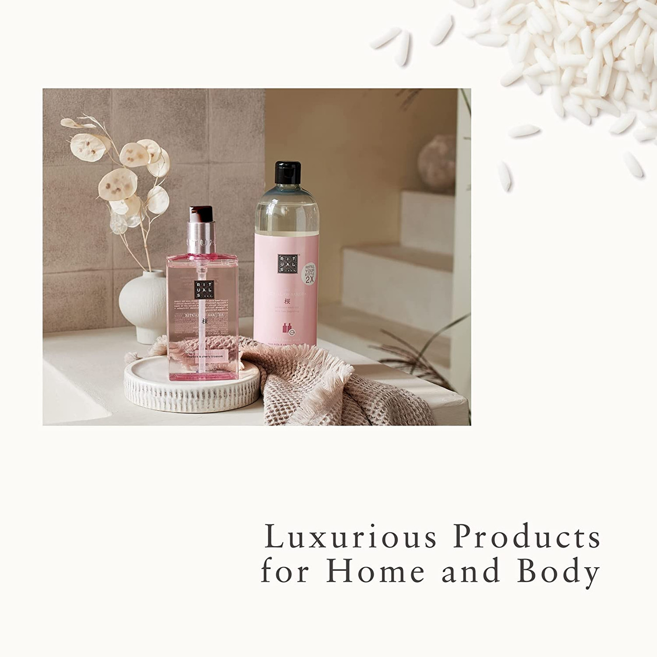 RITUALS Sakura Foaming Shower Gel - Moisturizing Body Wash with Cherry  Blossom & Rice Milk - 6.7 Fl