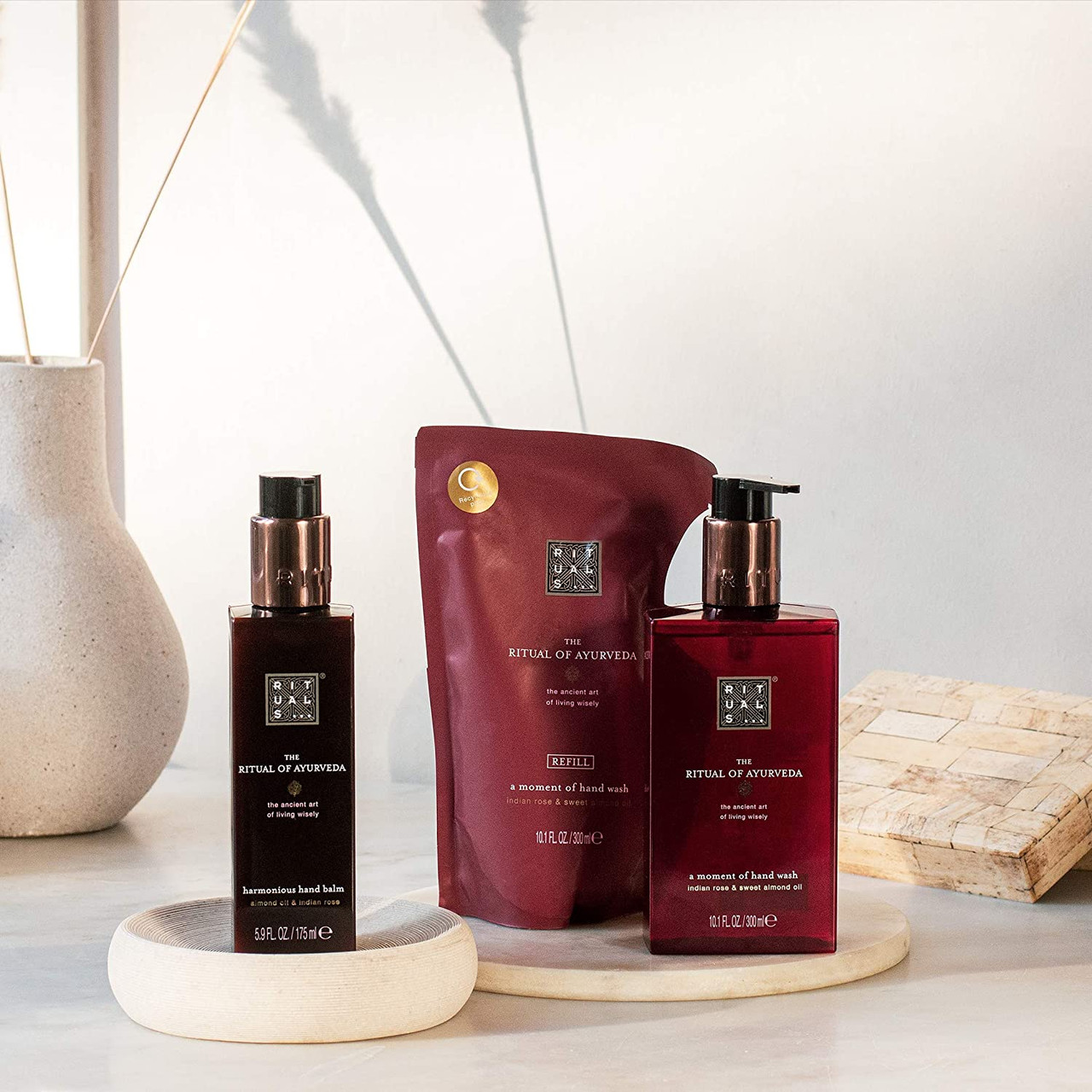 RITUALS Ayurveda Softening & Moisturizing Hand Care Set - Hand Lotion, Hand  Wash & Hand Wash Refill 