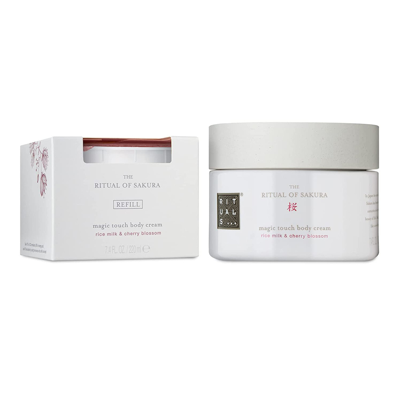 RITUALS Sakura Body Cream & Refill Set - Moisturizing Cream with  Antioxidants, Sunflower Oil, Rice Milk 