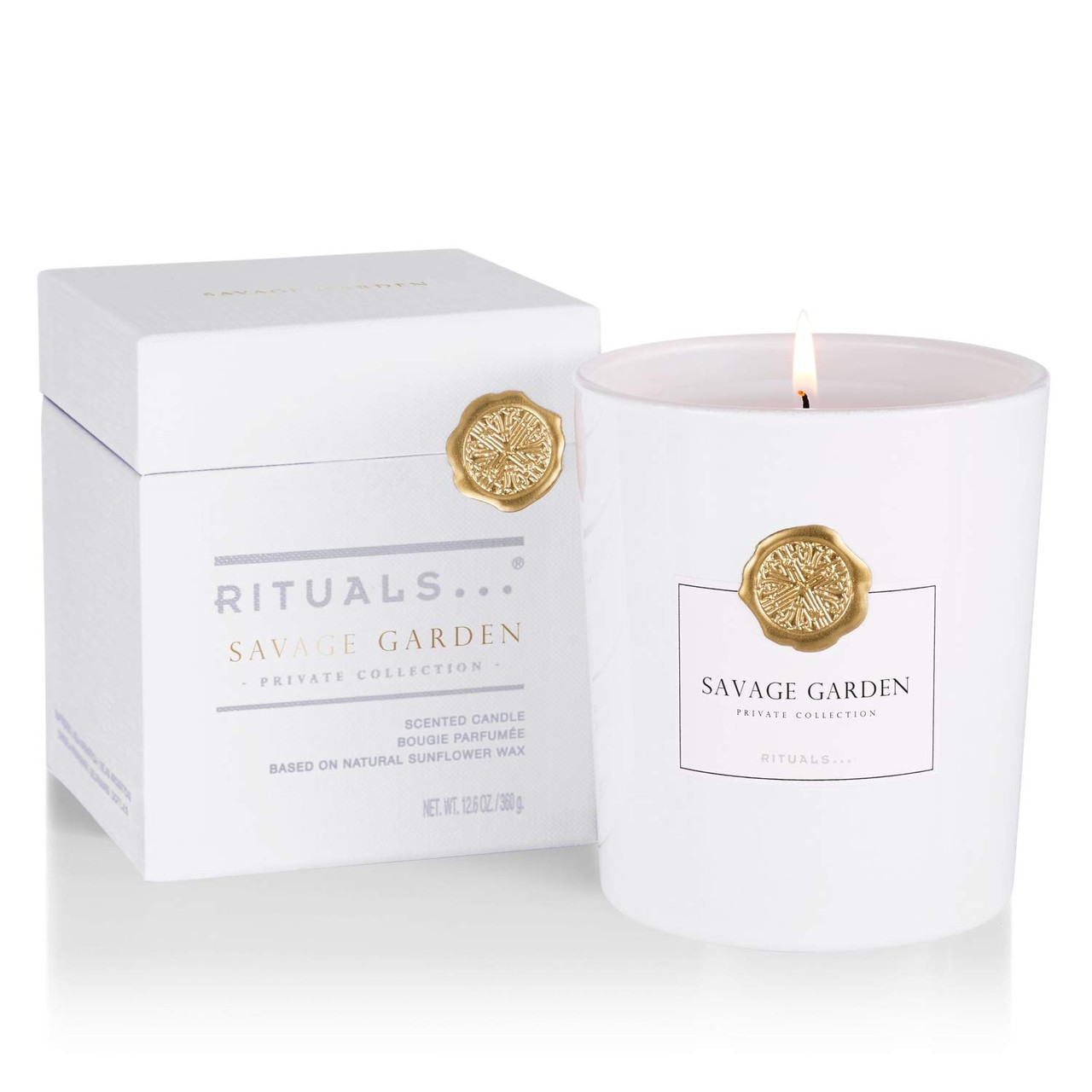 RITUALS Savage Garden Luxury Home Decor Scented Candle with Clary Sage -  12.6 Oz