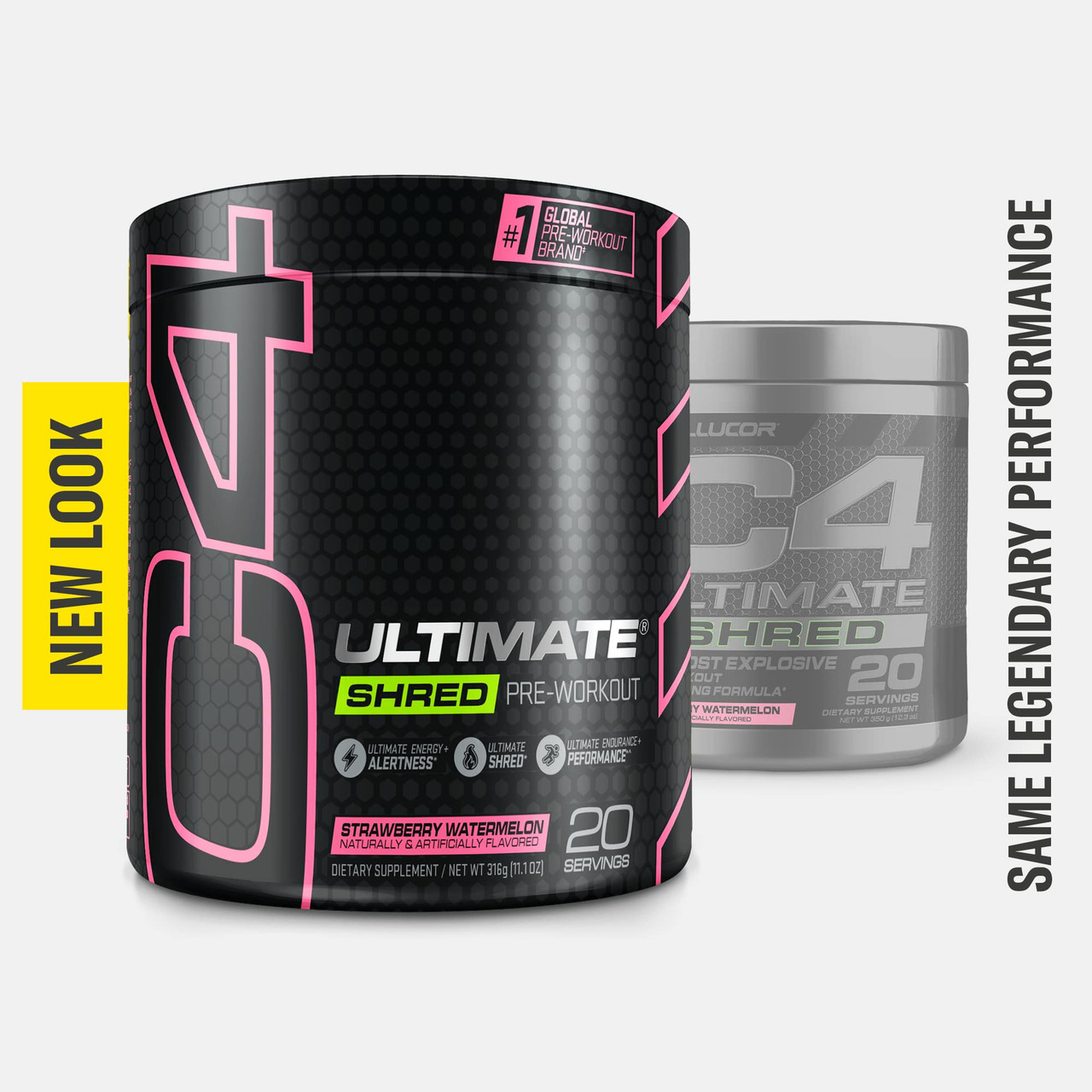 Cellucor C4 Ultimate Shred Pre Workout Powder, Fat Burner For Men & Women,  Weight Loss Supplement