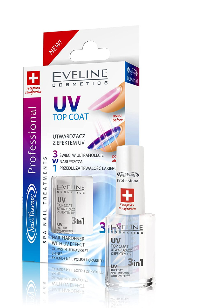 Eveline Total Action 8in1 Concentrated Conditioner For Sensitive Nails 12ml  | Beauty \ Hand & Foot Care \ Nail Care