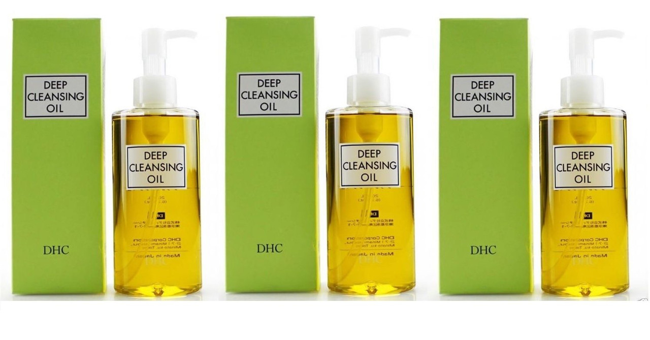 DHC Deep Cleansing Oil (Nib) 200ml / 6.7 Oz X 3 (3 Units) Japan