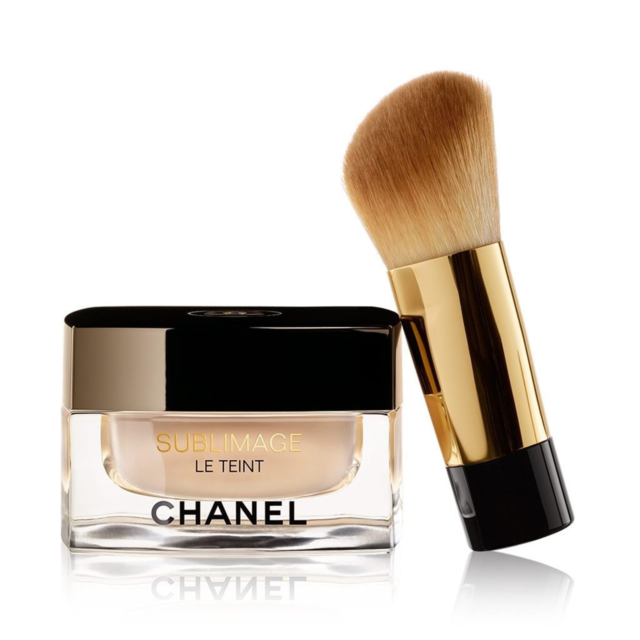 Chanel Sublimage Le Teint Background Makeup, Plus Glass Jar and Brush 30 ml