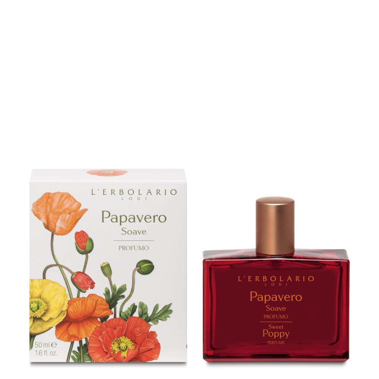 L'Erbolario Sweet Poppy - Notes Of Mandarin Orange, Red Poppy And Amber -  Floral Fragrance For Women - Evanescent, Sweet Scent - Evokes Romance And  Mystery - Long Lasting - 1.6 Oz EDP Spray