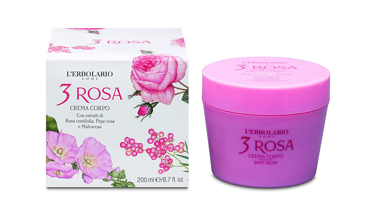 L'Erbolario Rosa Body Cream Grace Of Femininity Floral