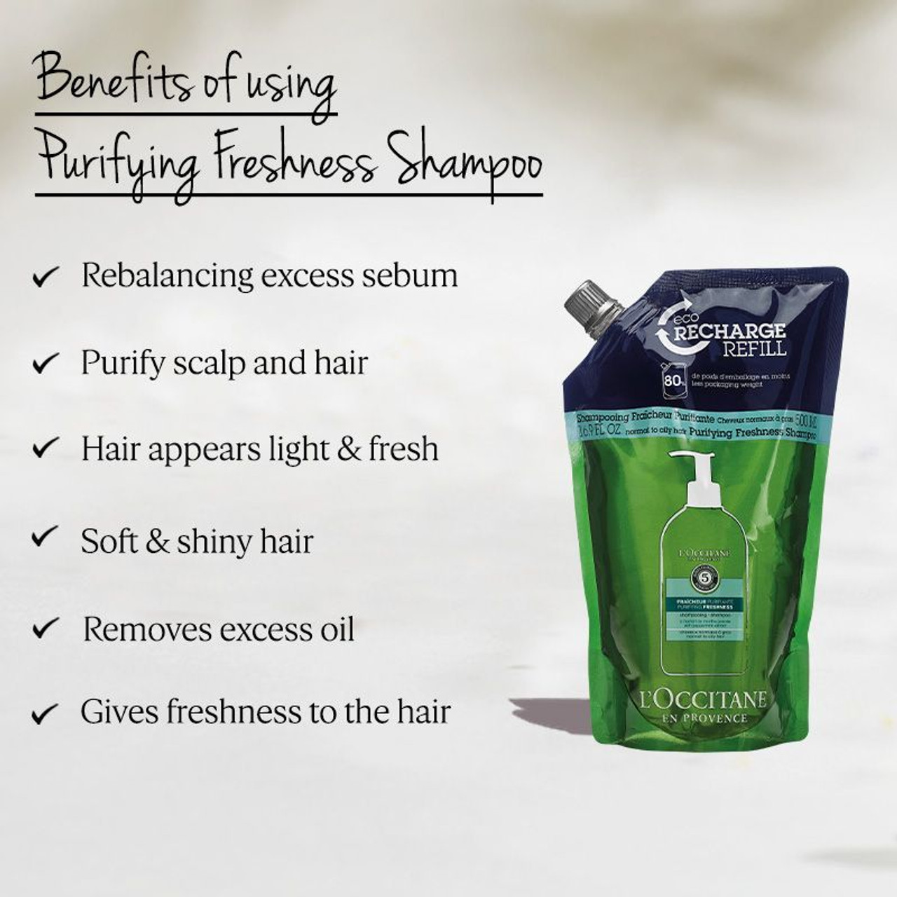 L'Occitane Aromachologie Purifying Freshness Hair Shampoo