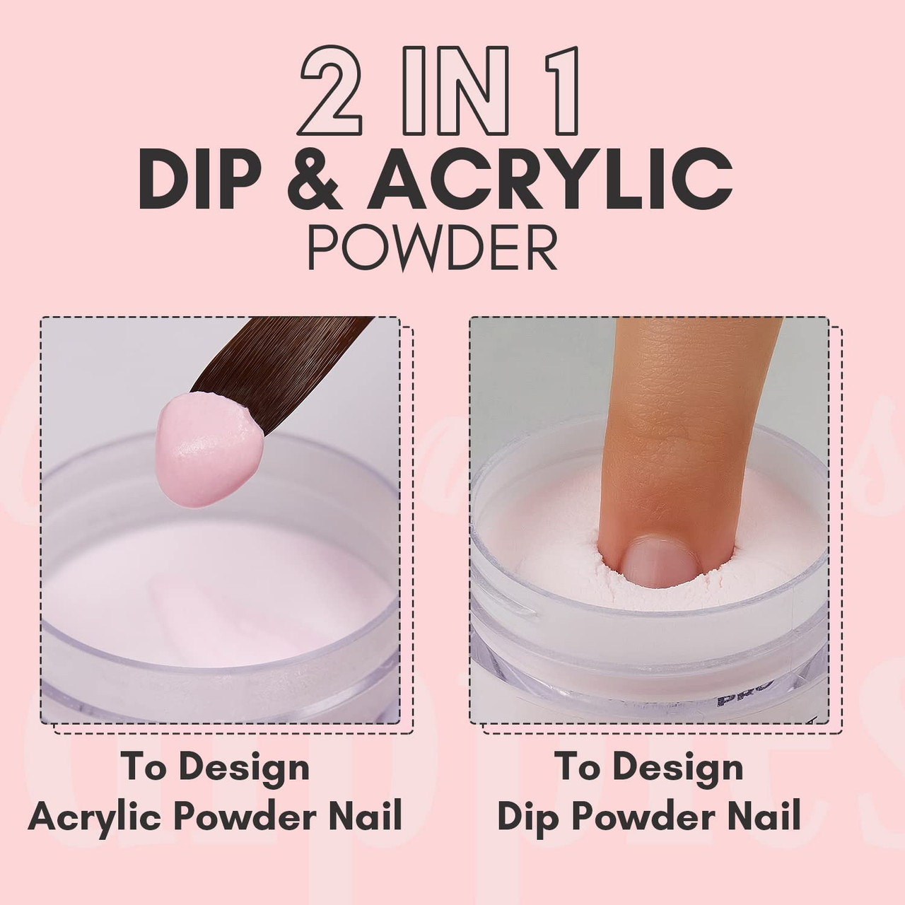 Amazon.com: AZUREBEAUTY 5+3 Pcs Dip Powder Liquid Set - 15ml/0.5oz Large  Capacity Dipping Powder Base & Top, Bond, Activator, Brush Saver for Dip  Powder Nail Kit Salon Home No Nail Lamp Needed :