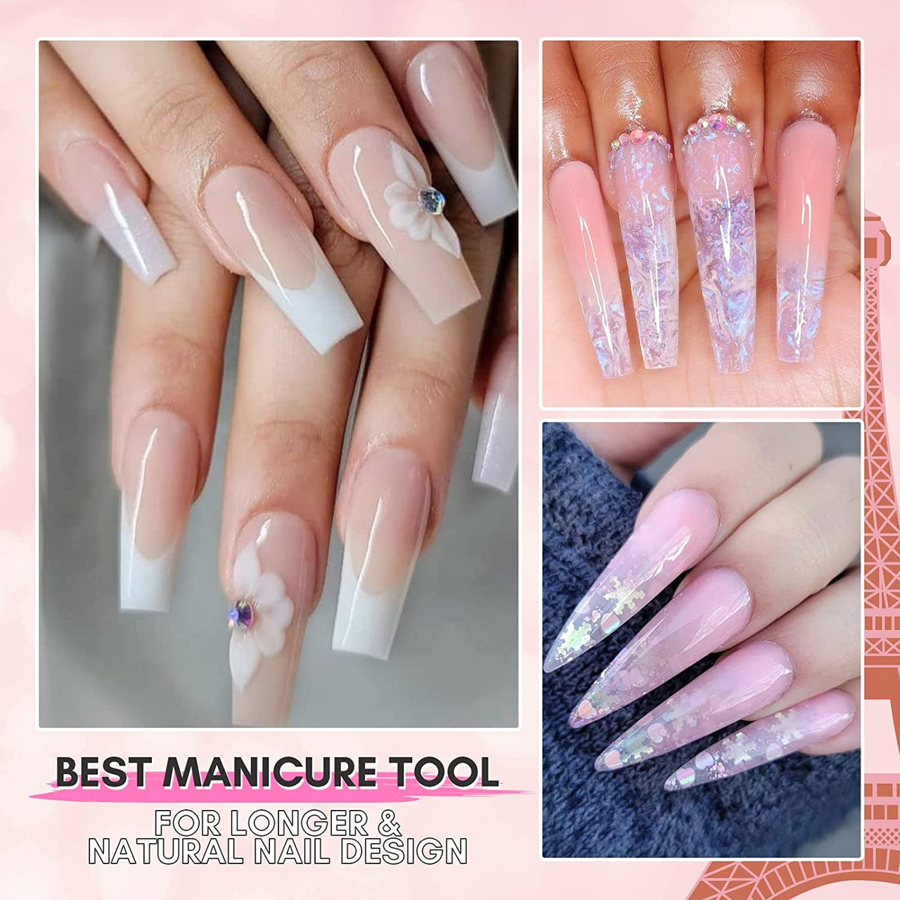 Nail Form For Gel Nail Extension Sticker Nail Art French Acrylic UV Gel Tip  Builder Guide Form Manicure Tool Stencil JI941 From Guojianghealth, $9.84 |  DHgate.Com