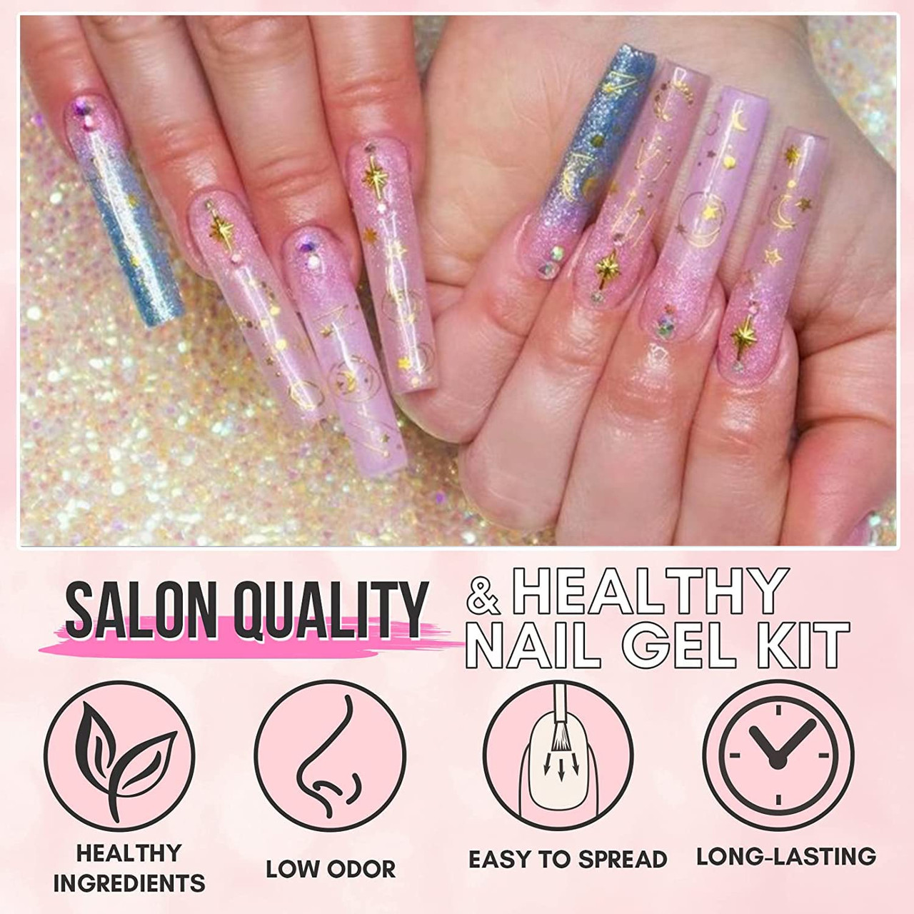 Glam Hobby 12 Pcs Mix Color Glitter Dust Powder Set For Nail India | Ubuy