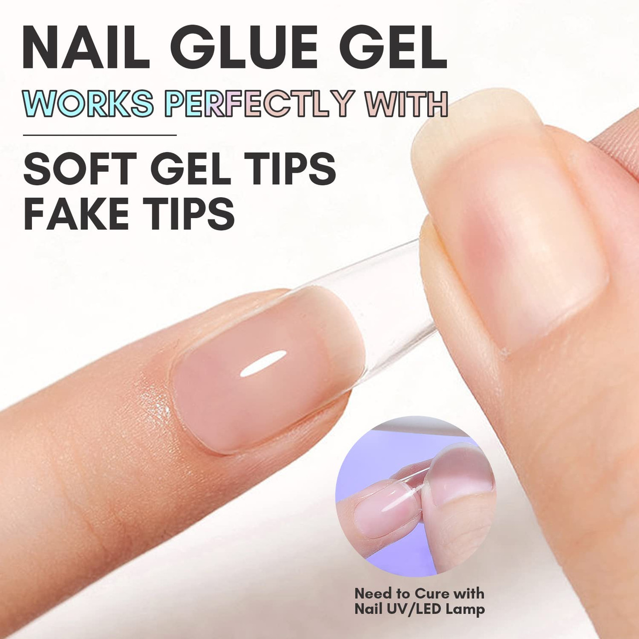 Nail Glue for Acrylic Nails - Nail Tip Glue for Nail Repair, INFELING  Professional Super Strong Fake Nail Adhesive Glue for Broken Nails Long  Lasting, 0.25oz : Amazon.in: Beauty