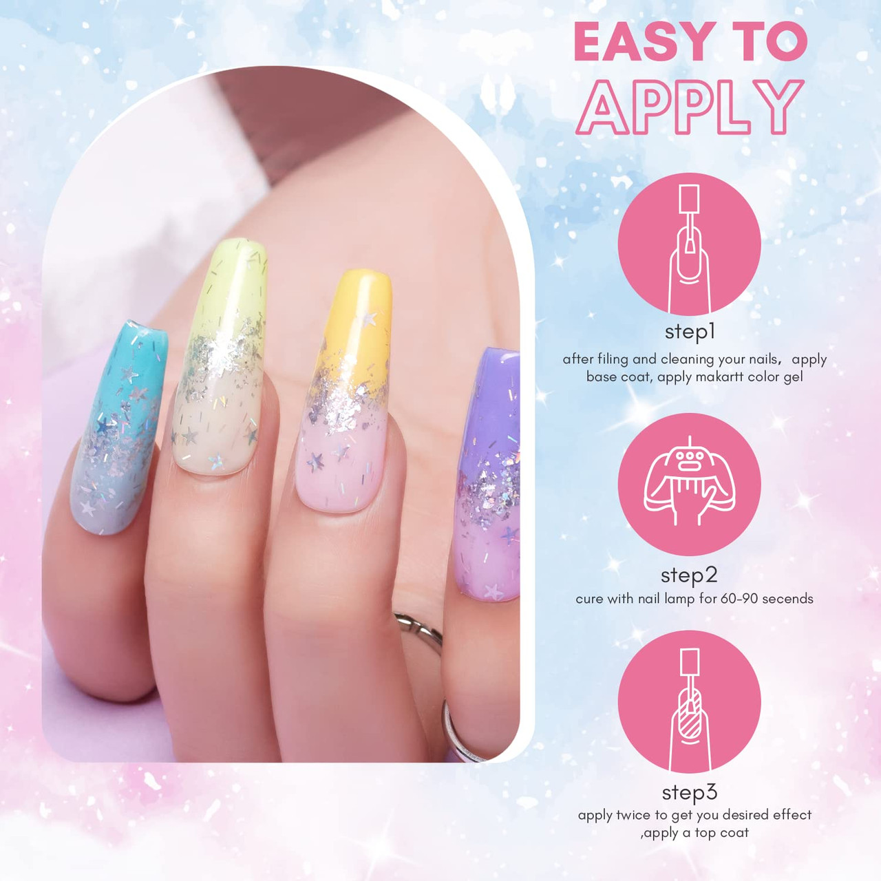 UR SUGAR 7ml Jelly Pink Translucent Pink Nail Polish Semi Transparent, UV  LED, Colorful Milky White Manicure Gel Varnishes From Dang09, $9.19 |  DHgate.Com