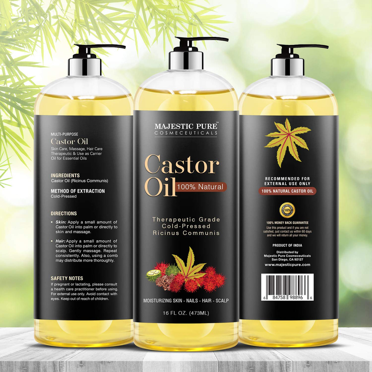 Buy Vanalaya Pure Cold Pressed Castor Oil For Stronger Hair, Skin & Nails  200ml Online at Best Prices in India - JioMart.
