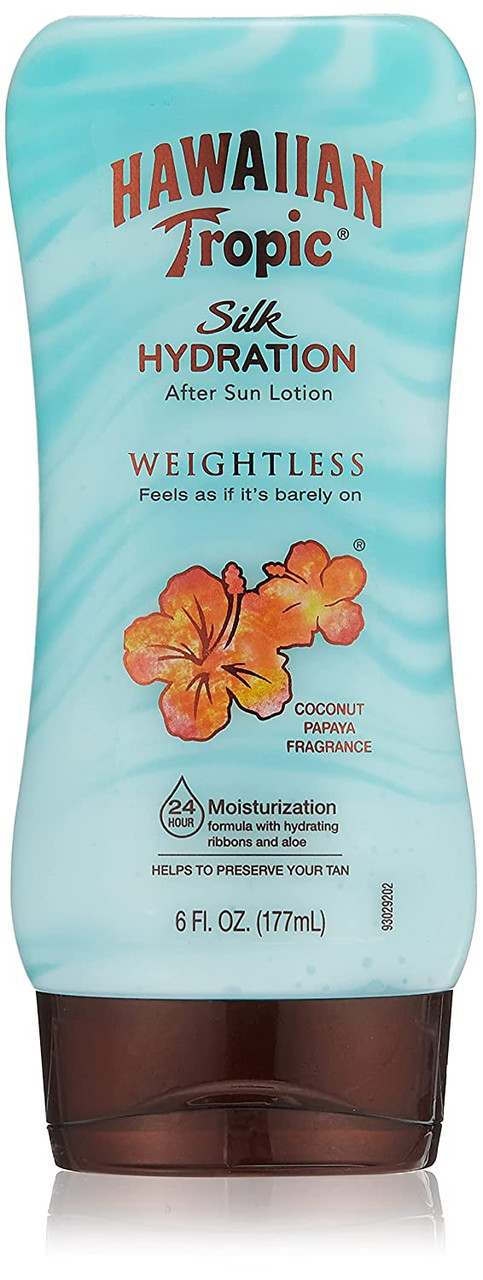 fedt nok Sanktion Levere Hawaiian Tropic Silk Hydration Weightless After Sun Gel Lotion With  Hydrating Aloe And Gel Ribbons, 6