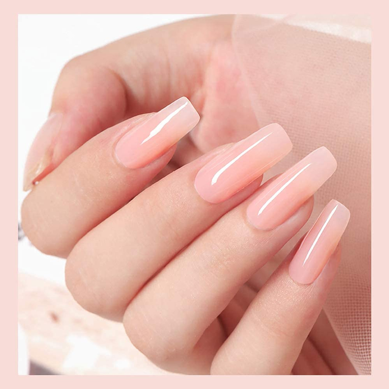 Amazon.com: btartboxnails XCOATTIPS French Tip Nails - Soft Gel Black French  Tip Press on Nails, Short Almond Nail Tips, Press on Nails Almond, Soak Off  Acrylic Fake Nail Extension Set Pink Easter