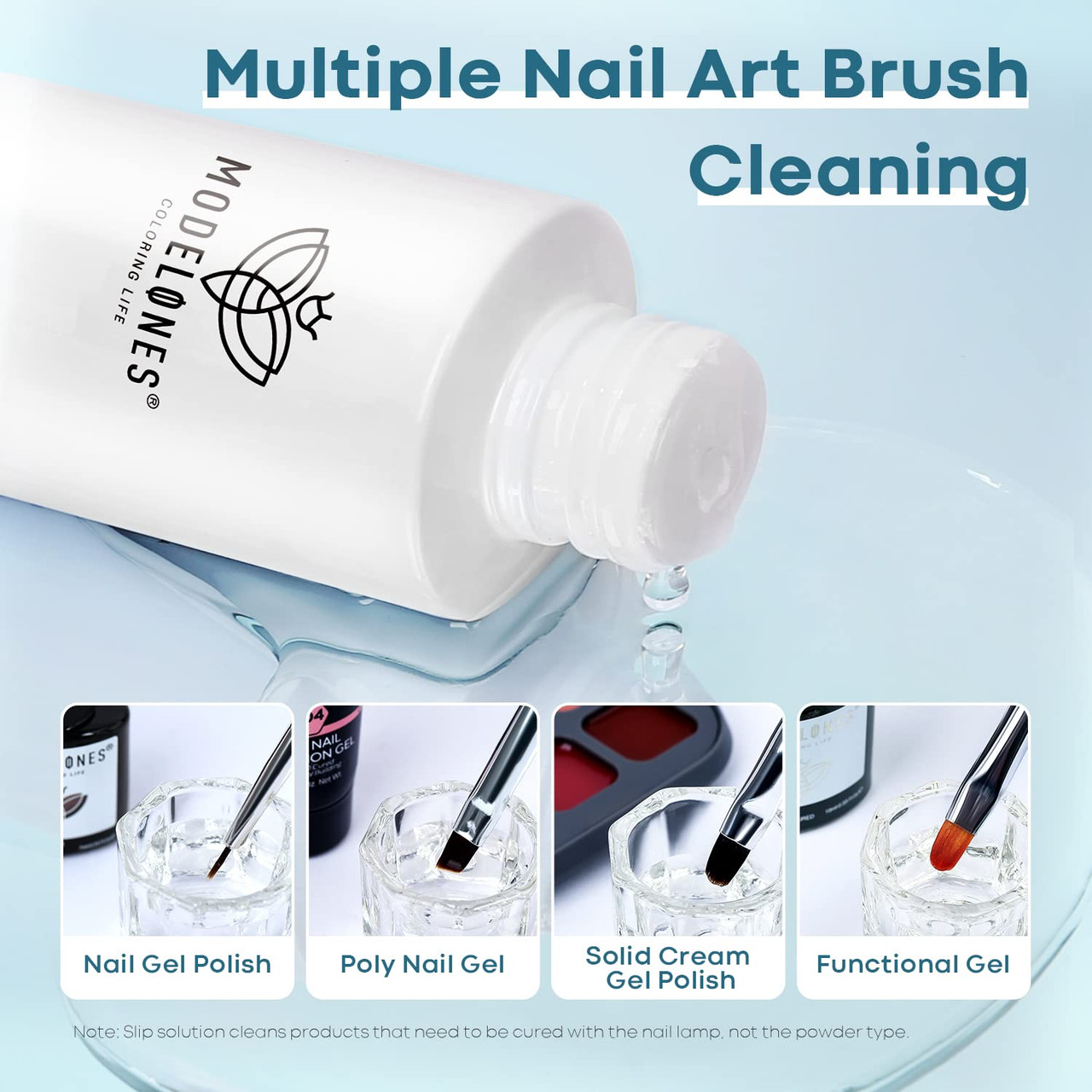 Nail Brush Cleaner: 236 ml / 8 fl oz