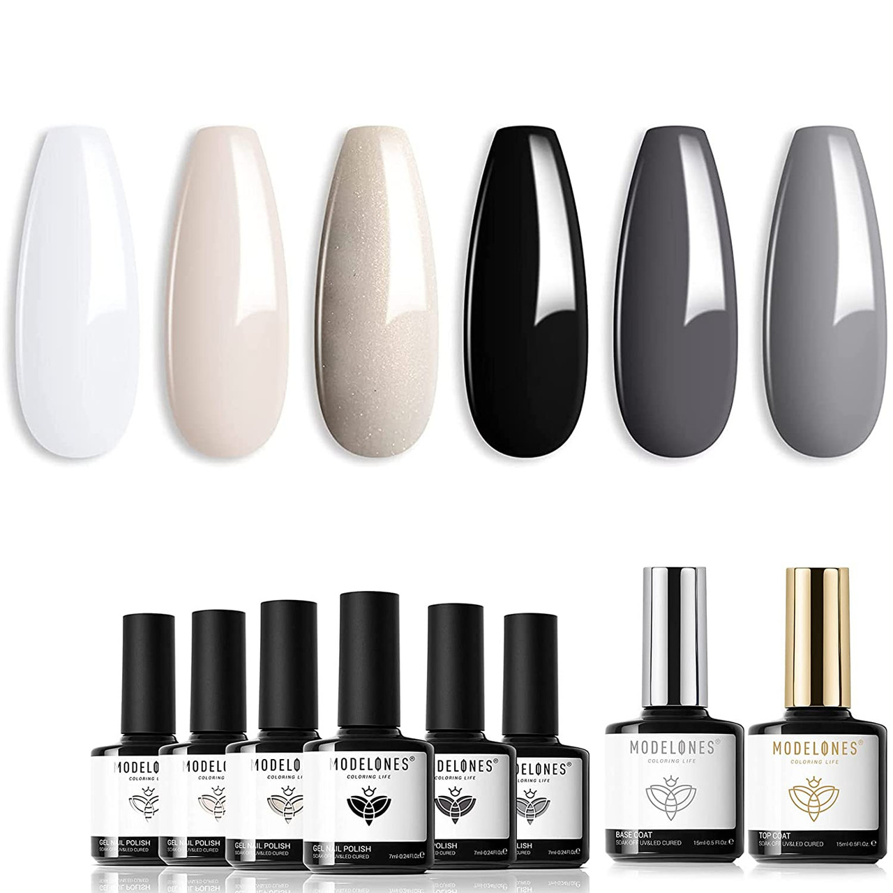 53 Black and White Nail Designs that You Will Love!