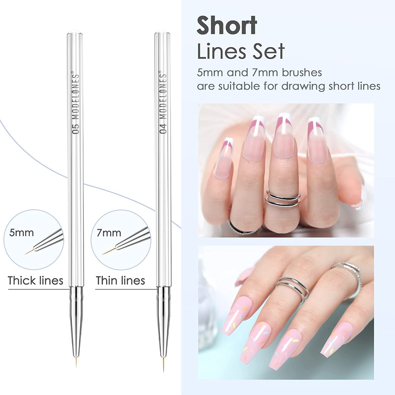 Acrylic Nail Brush Set Nail Art Brushes Set Nail Art Design - Temu