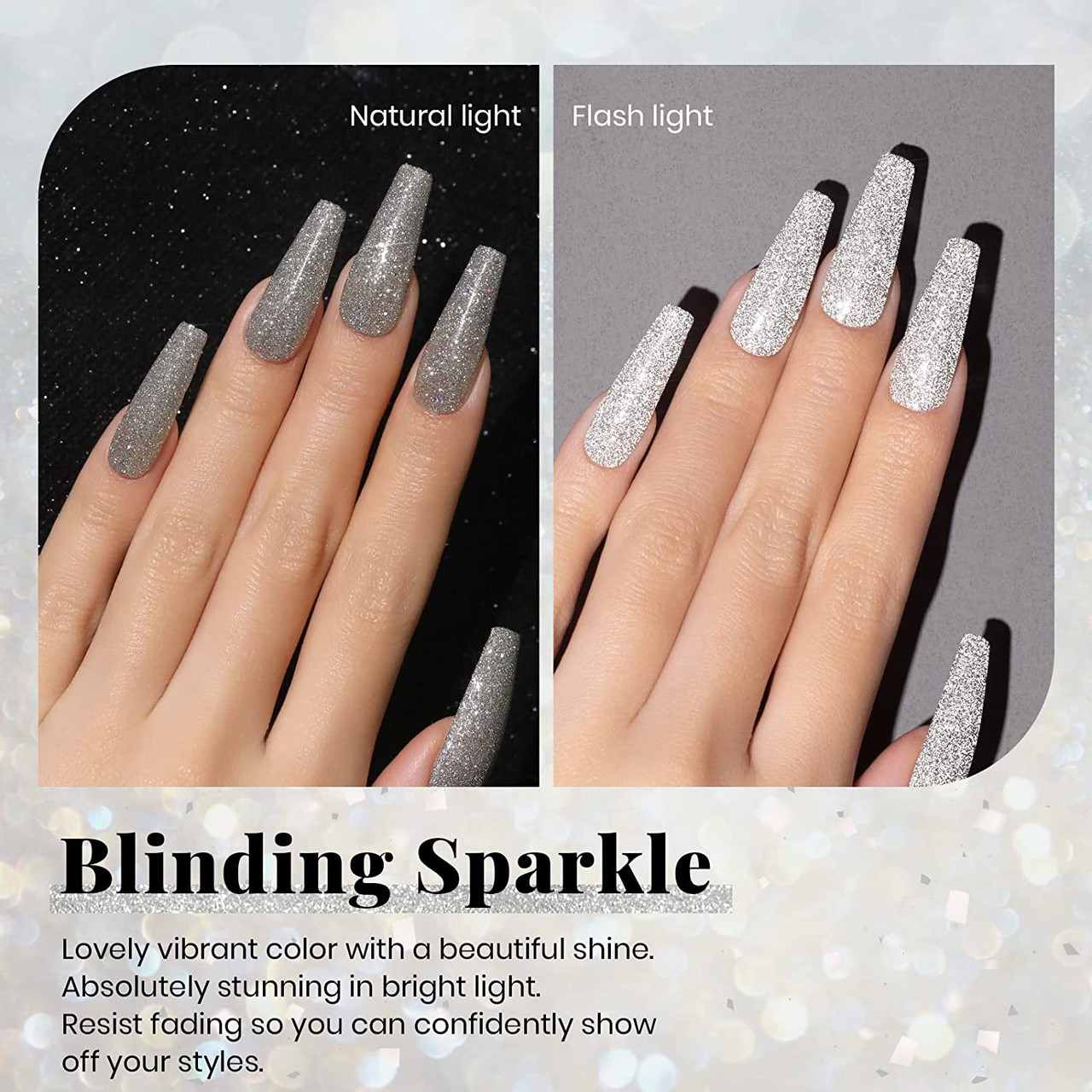 25 Best Silver Nails ideas | silver nail designs, silver nails, nail polish