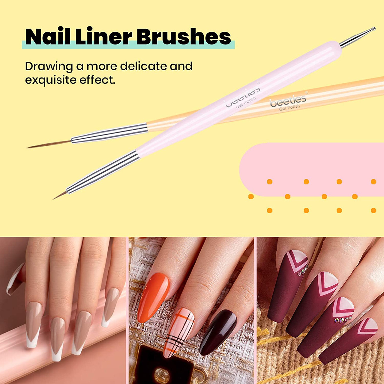 French Manicure Nail Art Designs Stickers, Self-Adhesive Nail Tips Guides  for DIY Decoration Stencil Tools - AliExpress