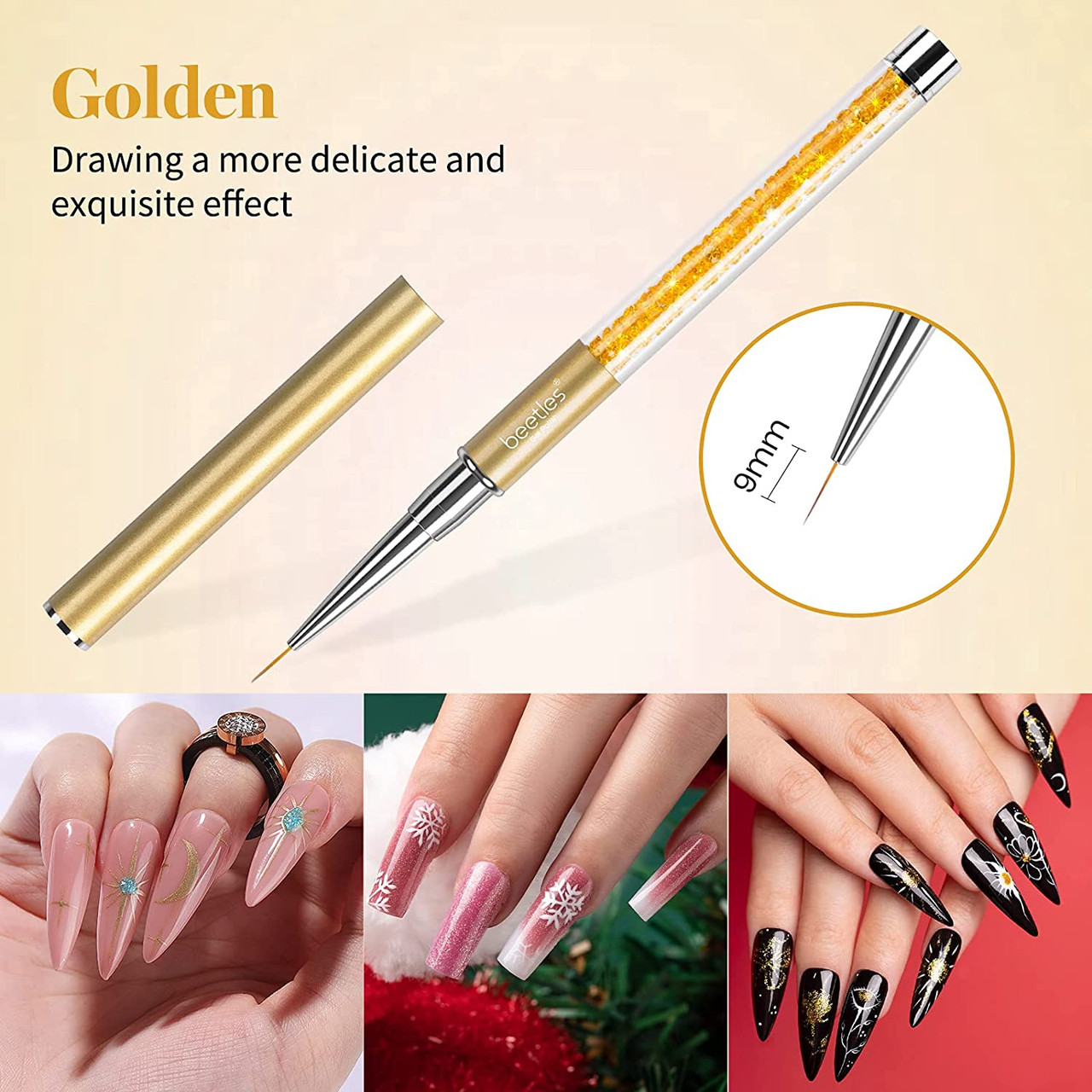 Amazon.com : 12 Color 3D Nail Art Pens Set, Kalolary Nail Point Graffiti  Dotting Pen Drawing Painting Liner Brush for Halloween Christmas DIY Nail  Art Beauty Adorn Manicure Tools (C) : Beauty