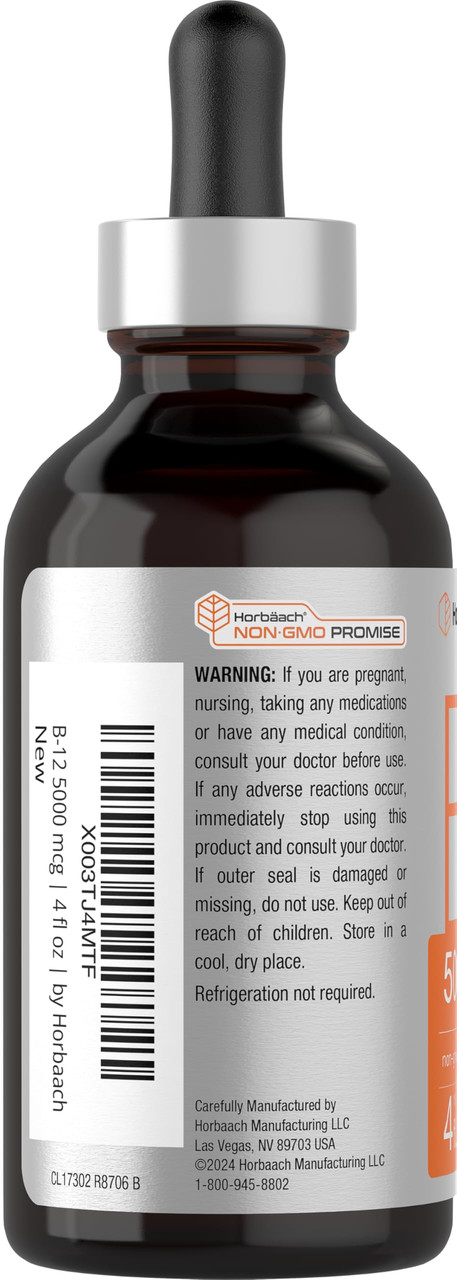 Horbaach Vitamin B12 Methylcobalamin Spray 5000 mcg | Buy at Kiwla