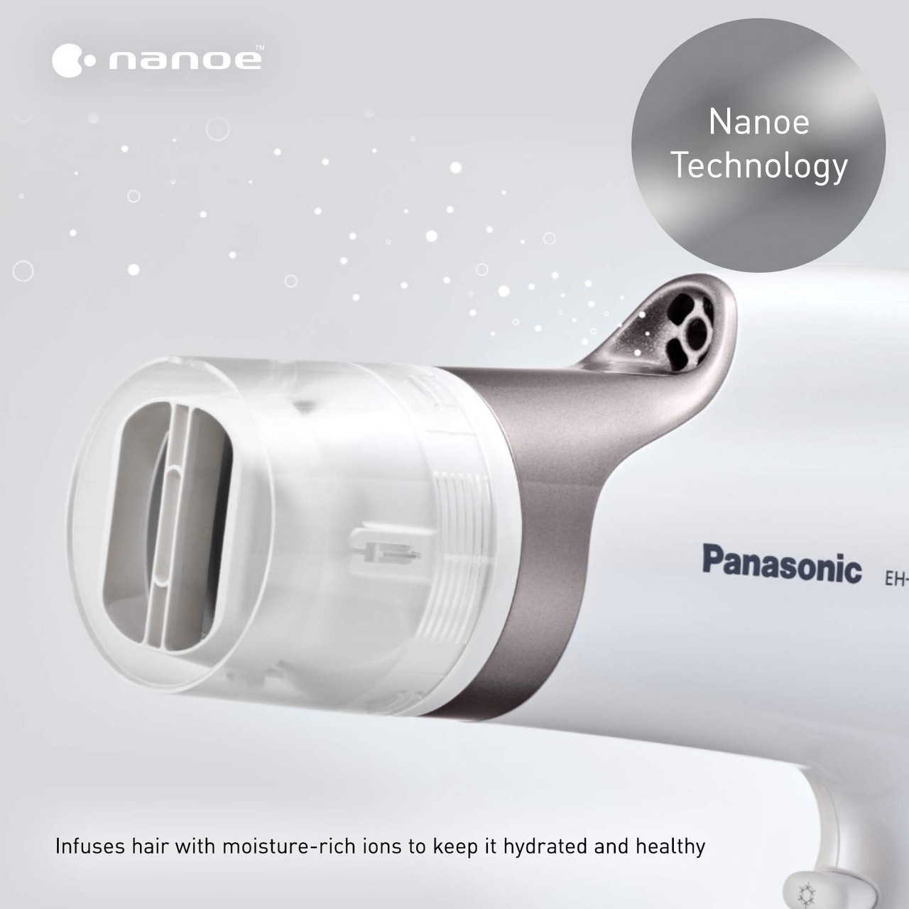 Panasonic Nanoe Salon Hair Dryer with Oscillating QuickDry Nozzle