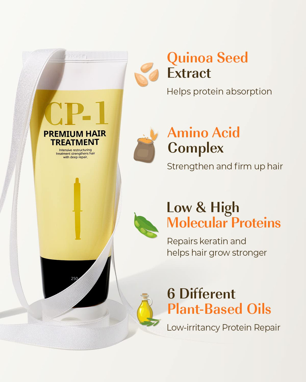 CP-1 Premium Haarbehandlung Für Geschädigtes Haar – 250 Ml, Intensive Pflege