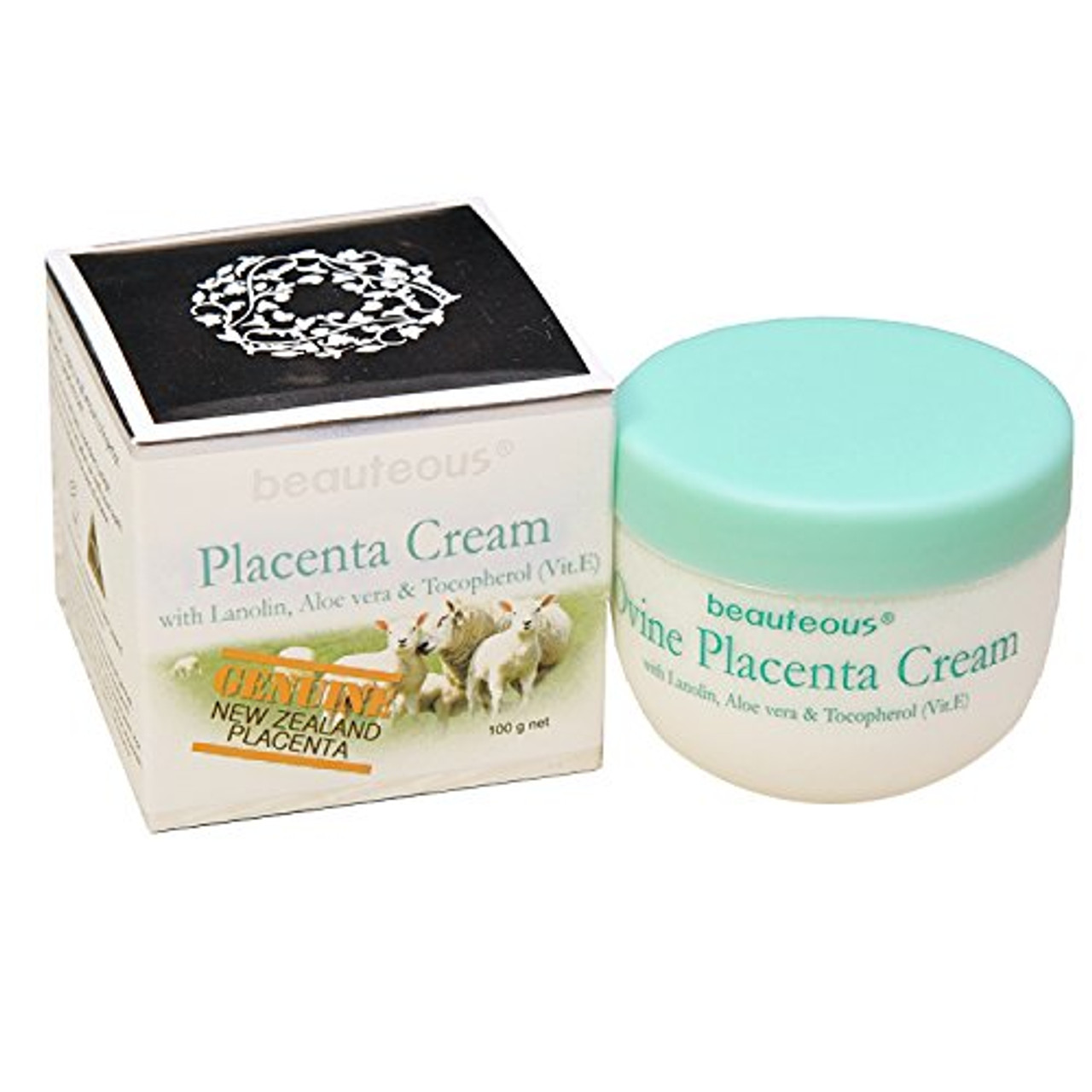 Beauteous Placenta Cream with Lanolin, Aloe Vera and Vitamin