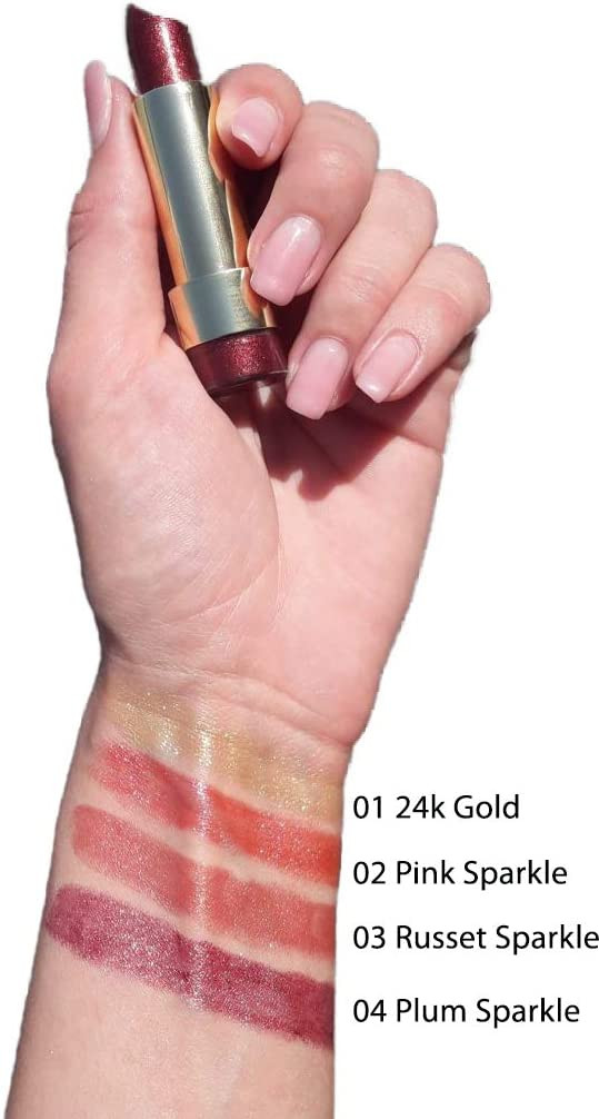 Breeze HibisKiss Lippenstift – 2,5 G – Veganer Lippenbalsam Mit Mineralischer Farbe, Mittleres Goldbraun