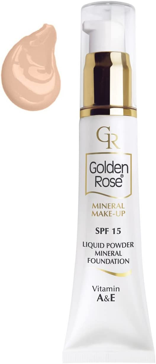 Golden Rose HD 104 Foundation – Make-up Für Makellosen Teint, Nicht Komedogen