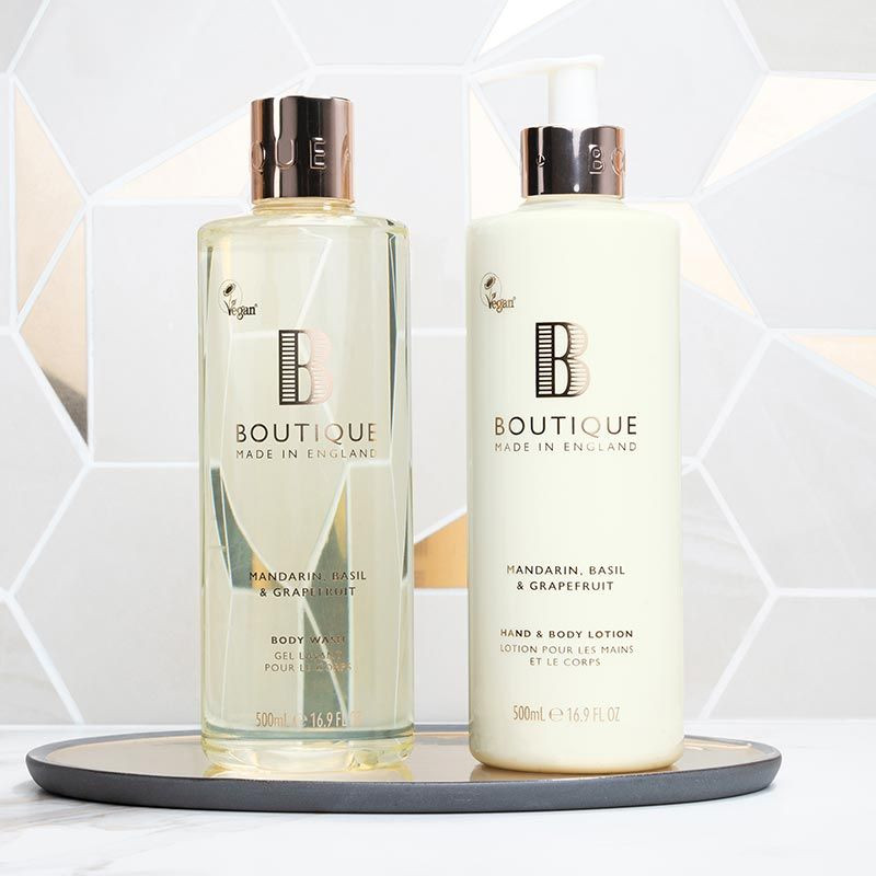 Boutique Mandarin, Basil Grapefruit Hand Body Lotion 500ml