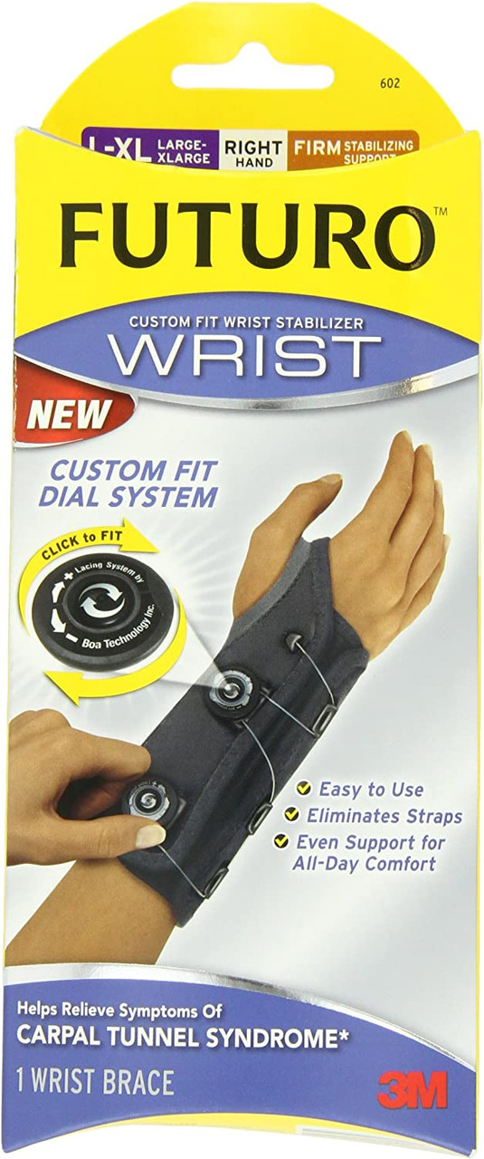 Futuro Custom Fit Wrist Stabilizer, Right Hand, Large/X-Large