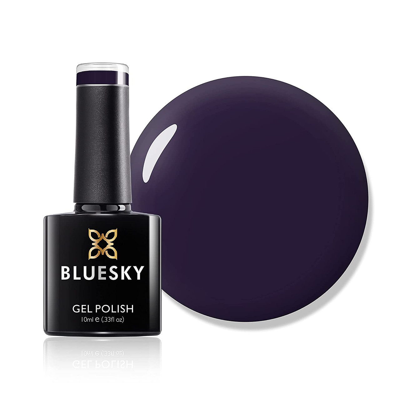 Bluesky Gel Nail Polish Color A16 Burgundy Brown Soak Off LED UV Light -  Chip Resistant & 21-Day Wear 0.33 Fl Oz