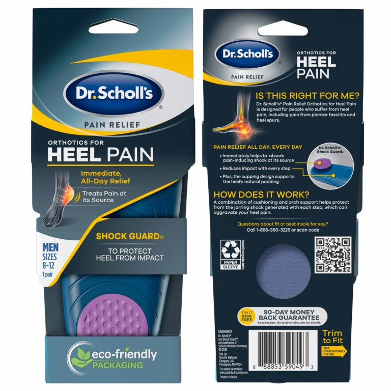 ORTHOTICS FOR HEEL PAIN Men's 8-12