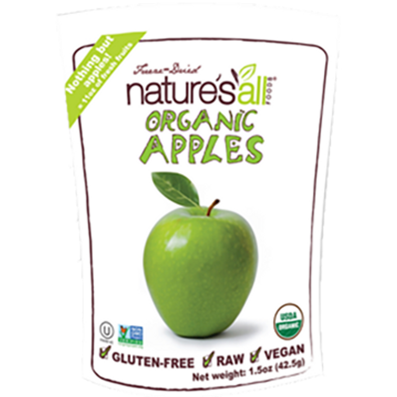 Organic Freeze Dried Granny Smith Apples at