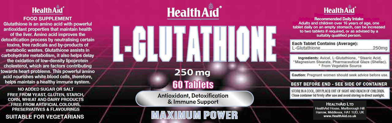 glutathione 250mg tablets L-Glutathione 250mg (60 Vegetarian Capsules)-No Stearate-Vegan-Non  GMO-Gluten Free