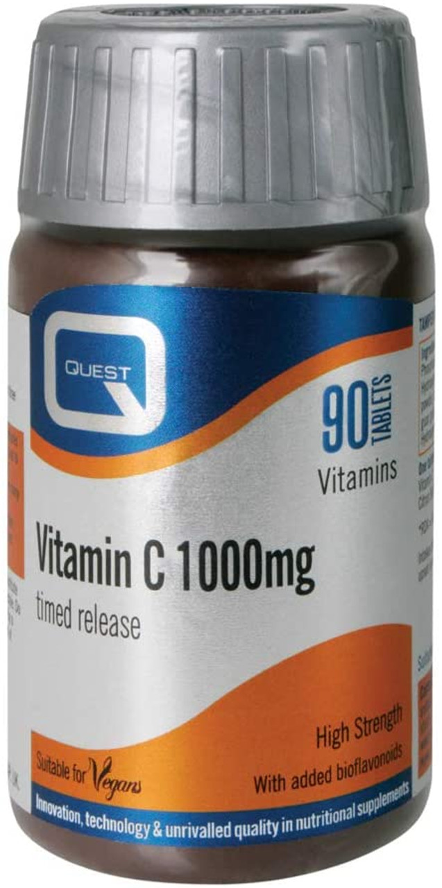 Quest Vitamins Vitamin C 1000mg with Added Bioflavonoids 90's
