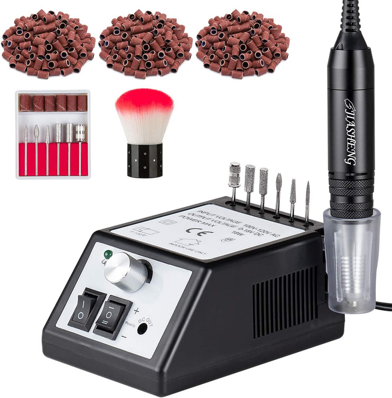 Popvcly Electric Nail Drill Manicure & Pedicure Care Set: India | Ubuy
