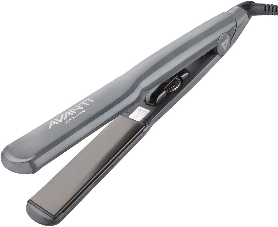Avanti Titanium Hair Straightener - Silver Avanti Ultra Nano-Titanium Ceramic Silver Digital Flat Iron  main image 4