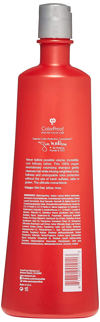 ColorProof Evolved Color Care SuperPlump Volumizing Shampoo, 25.4