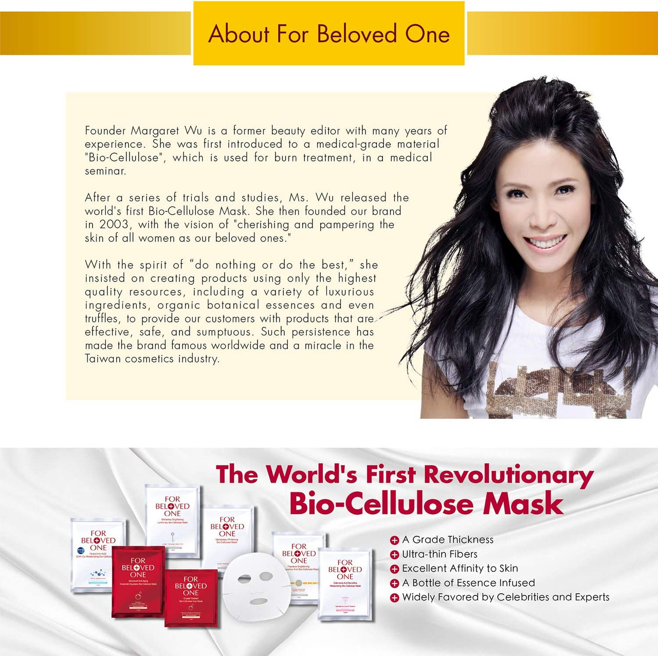 Flawless Brightening Ethyl Ascorbic Acid BioCellulose Mask by For