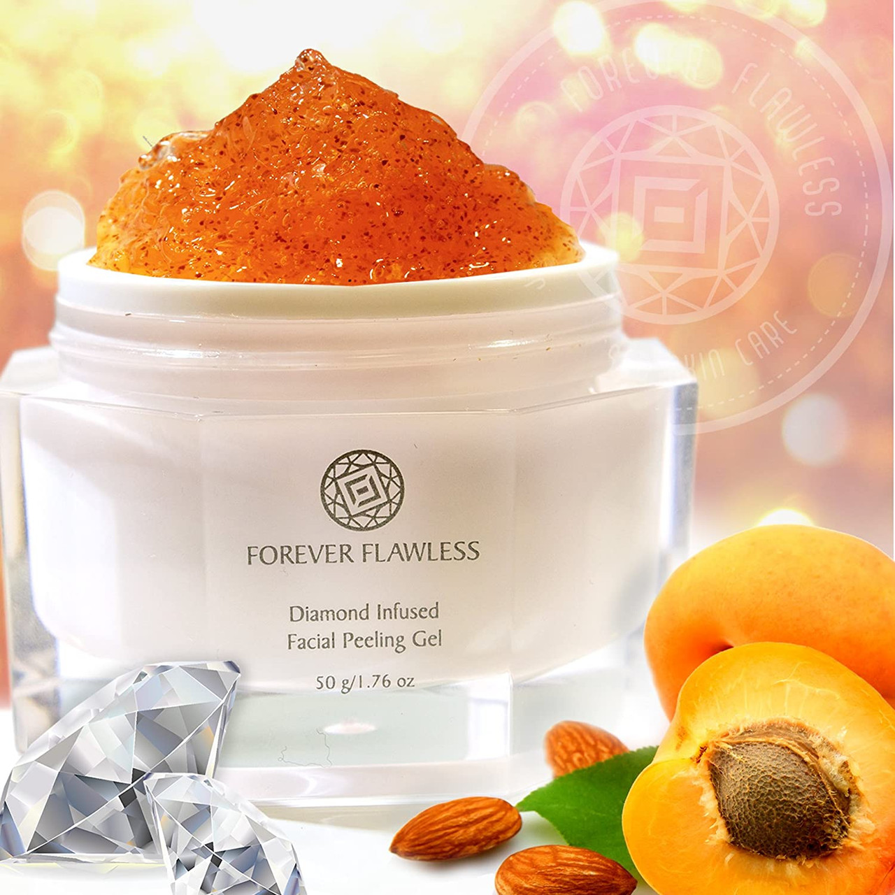 Forever Flawless Diamond Infused Facial Peeling Gel. For an