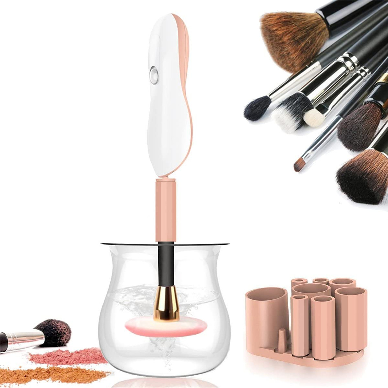 Professional Makeup Brush Cleaner Fast Washing And Drying Make Up Brushes  Cleaning Tools Machine Korean Beauty Blender Cleaner