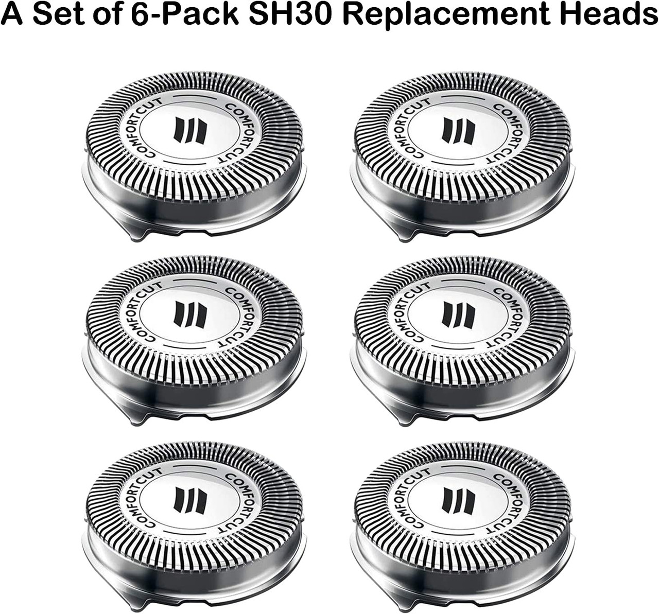 thumbnail image 2 of SH30 Replacement Shaver Heads For Philips Norelco Series 3000 2000 1000 - NEW 2 of 6