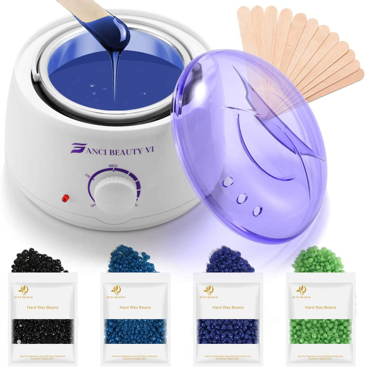 Touch Button Wax Heater Set Warmer Strips Hair Wax Hair Remove 500ml  Electric Waxing Machine Hard Beans Kit Set With Lcd Display  Manicure  Tools  AliExpress