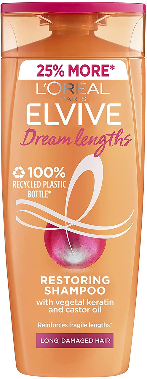 L'Oreal Elvive Dream Lengths Long Hair Shampoo, 500ml