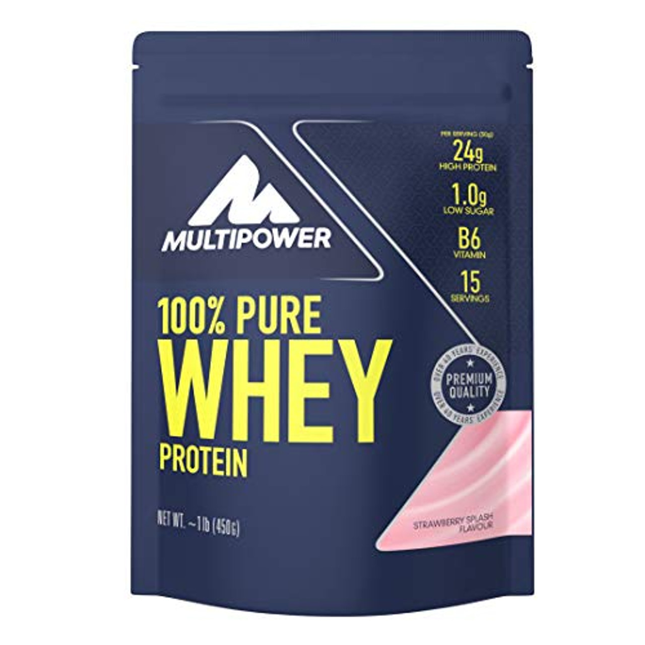 Multipower 100% Pure Whey Protein Strawberry 450g